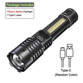 Huitich A - Express High Power LED Flashlight with Built - in Battery - Mumzar